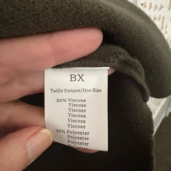 Rock & Roll Oversized Olive Green Sweater - Picture 6 of 6